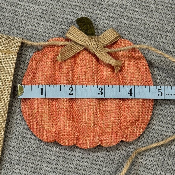 Rustic Give Thanks Burlap Banner Thanksgiving Seasonal Decor Mantel Hobby Lobby - Picture 8 of 11
